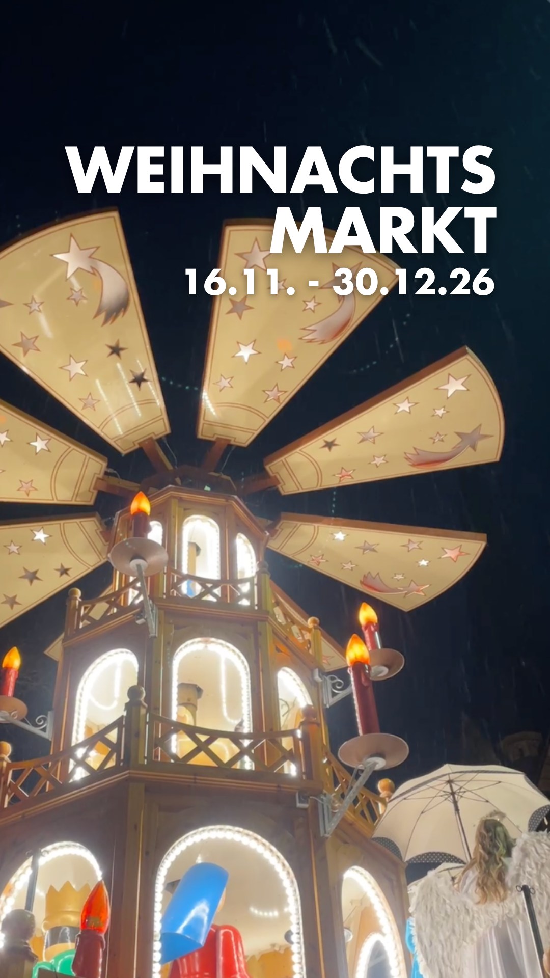 facebook-Beitrag vom 27.10: In weniger als 3 Wochen beginnt bereits der Weihnachtsmarkt, ist das zu fassen? 😳 
Worauf freut ihr…